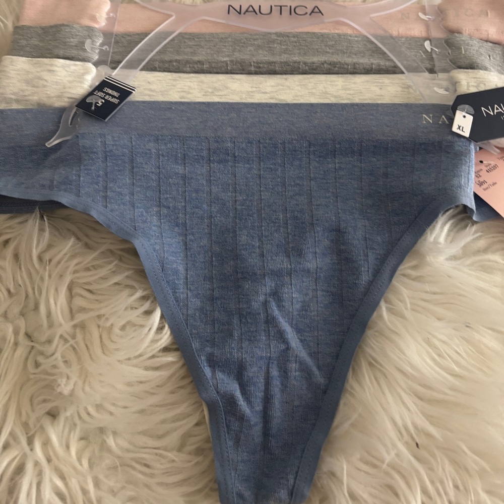 Nautica Women's Underwear Trio - Blue, Gray, Pink